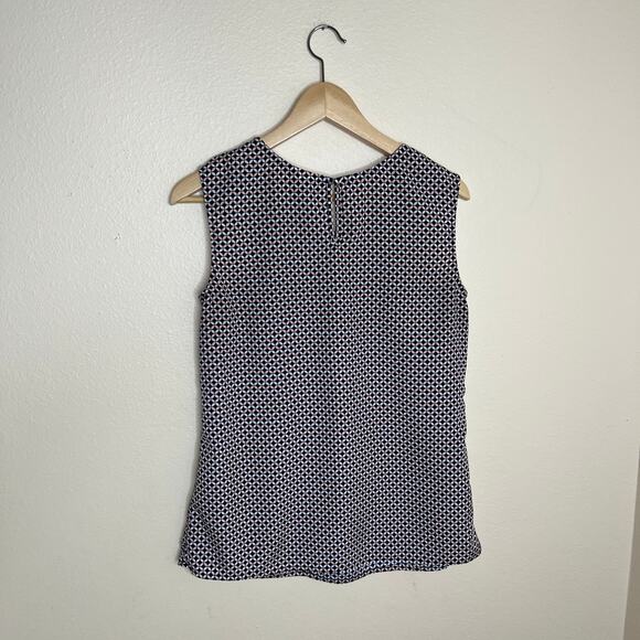 Merona Diamond Patterned Sleeveless Top Medium - Picture 5 of 9